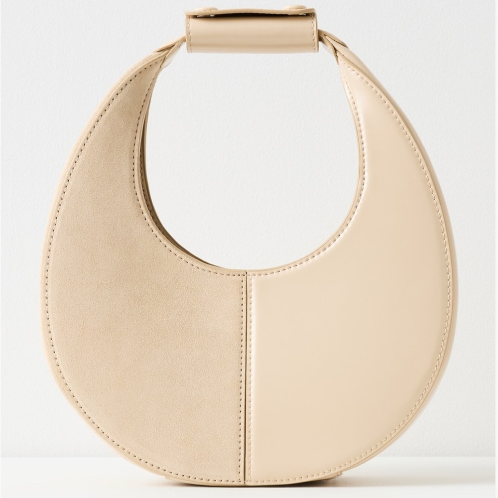 Staud Split Mini Moon Bag Oat